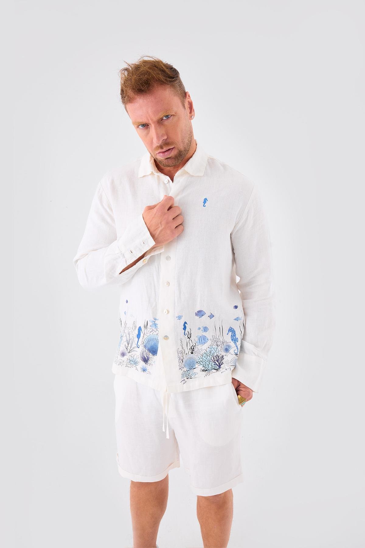 Ocean Pattern Men's Shirt