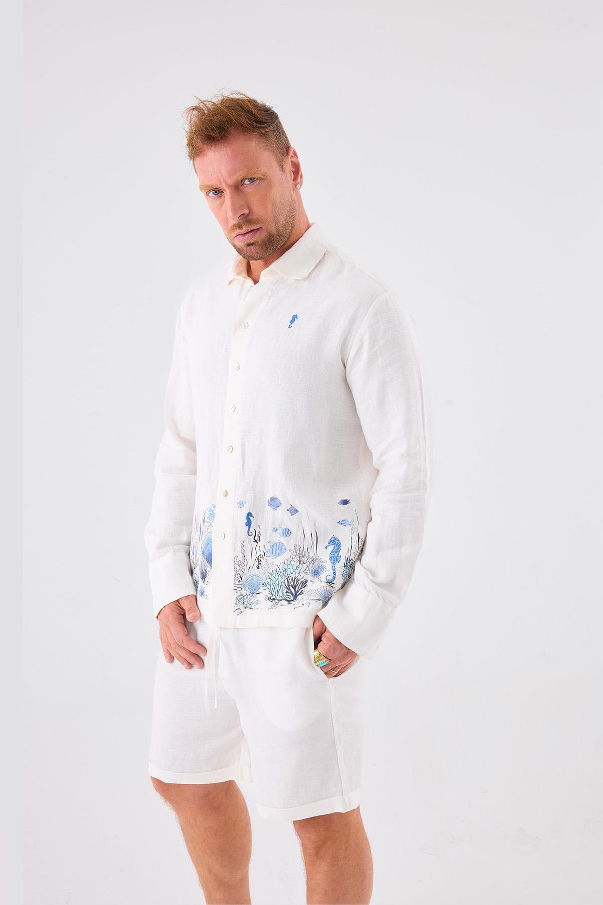 Ocean Pattern Men's Shirt