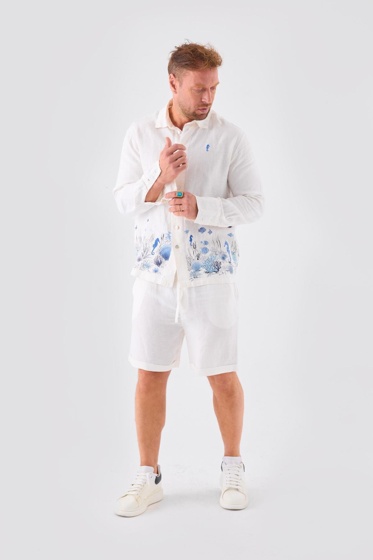 Ocean Pattern Men's Shirt