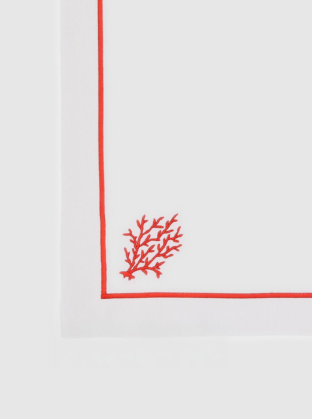 Red Coral Fabric Napkin