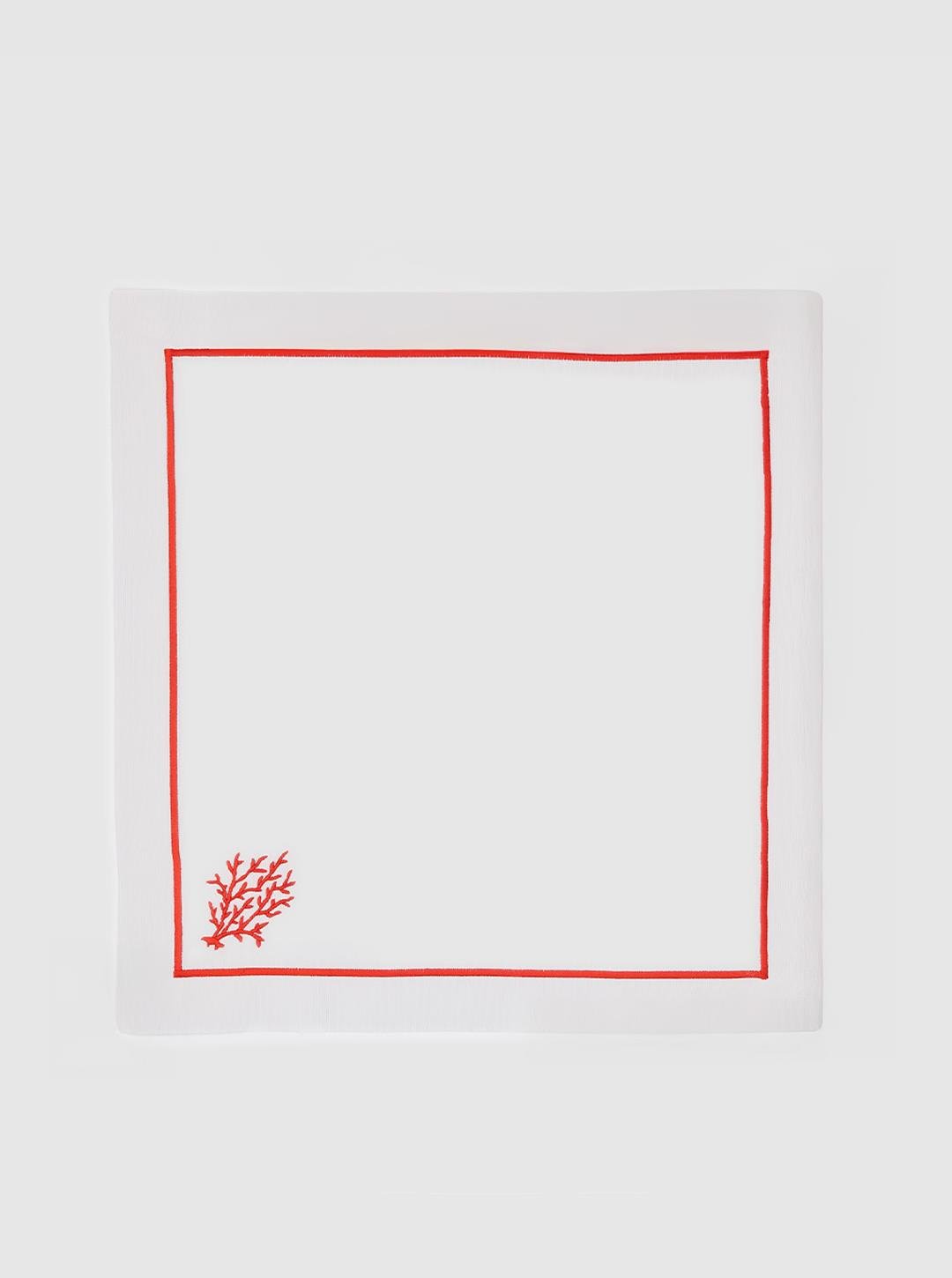 Red Coral Fabric Napkin