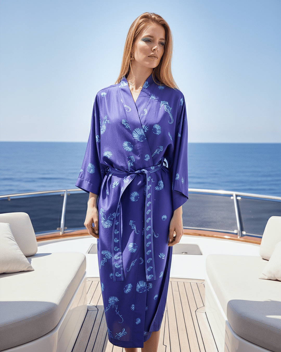 SM1 Sophisticated Blue Blanc, Blue Kimono