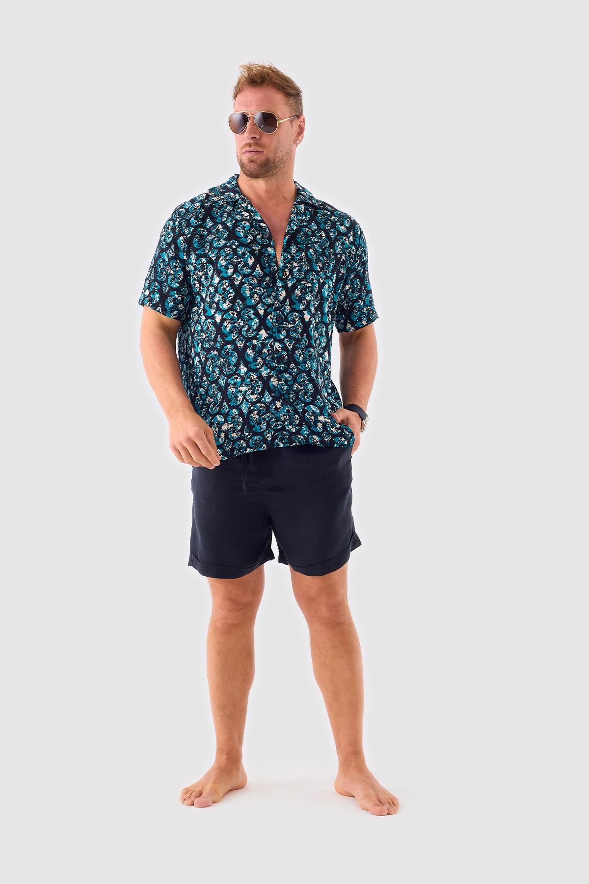 Teal Blue Shirt