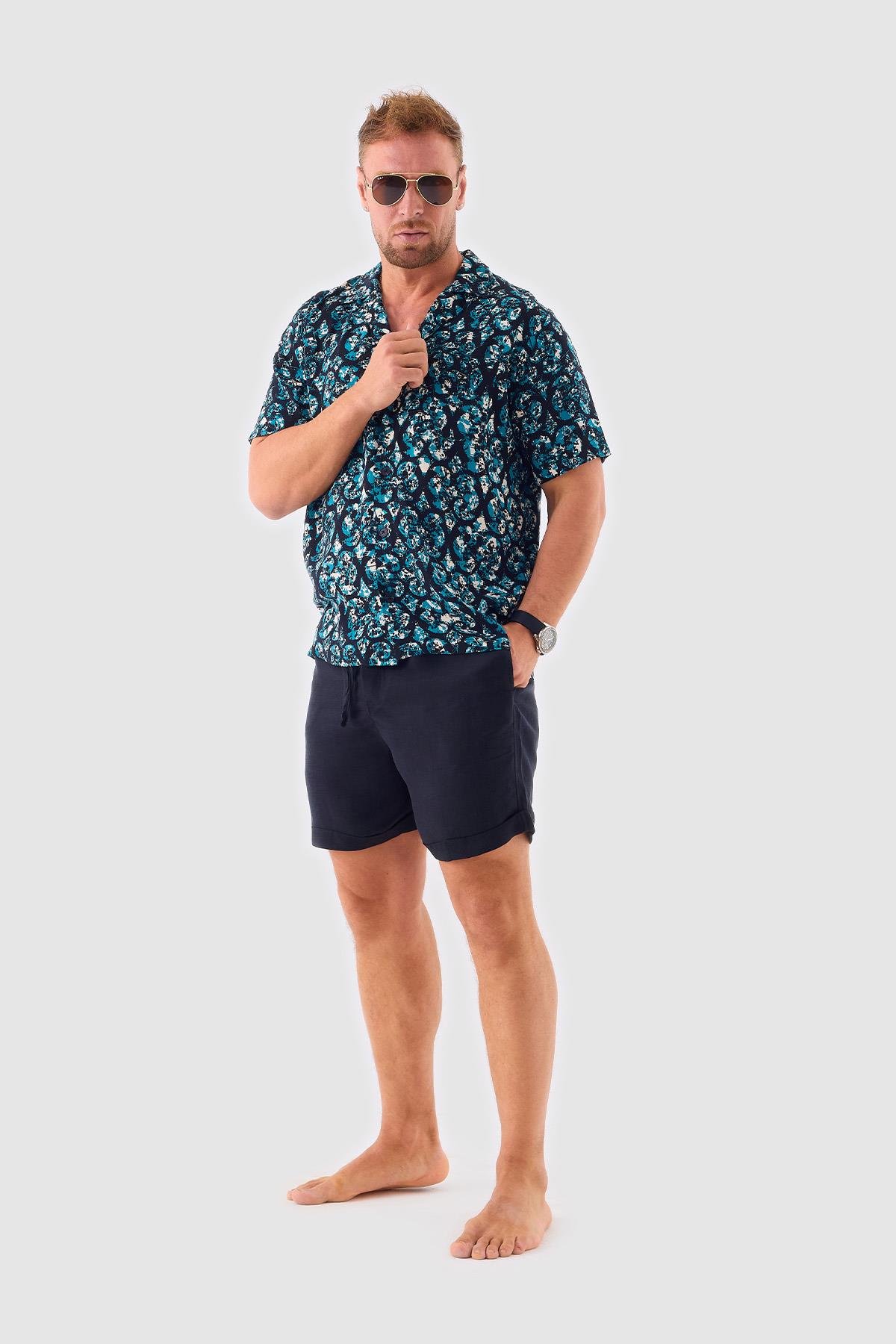 Teal Blue Shirt