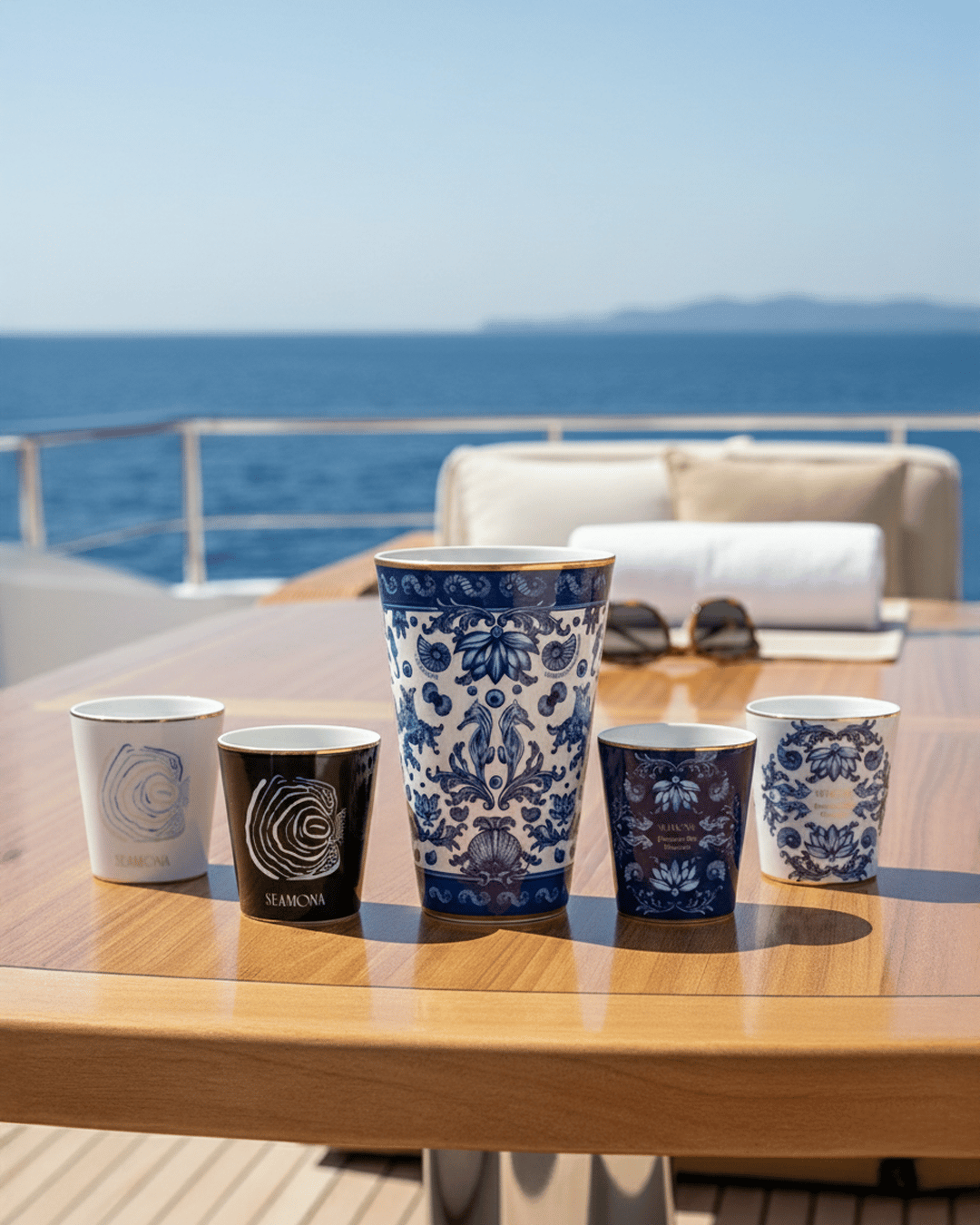 TS 13 Sophisticated Blue Blanc no:4 Blue&White Vase