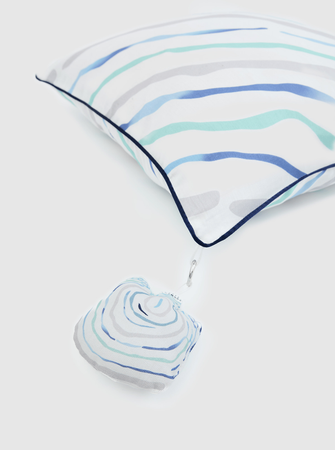 White Angel Wave Pillow