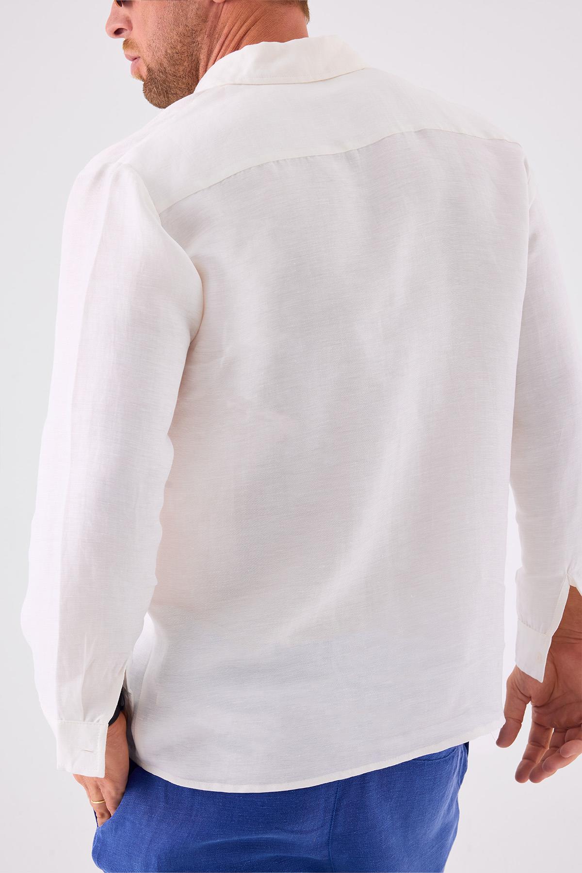 White Linen Shirt