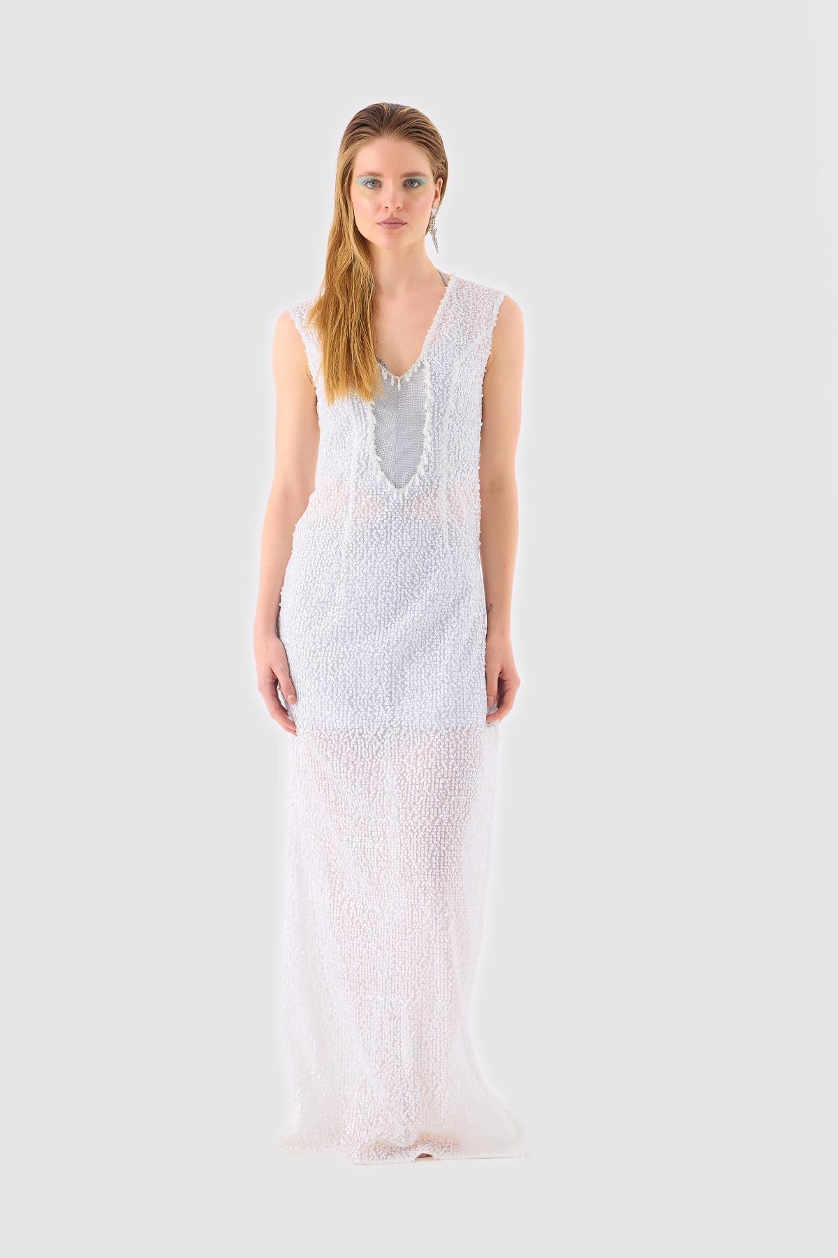 White Marmaid Beach Wear