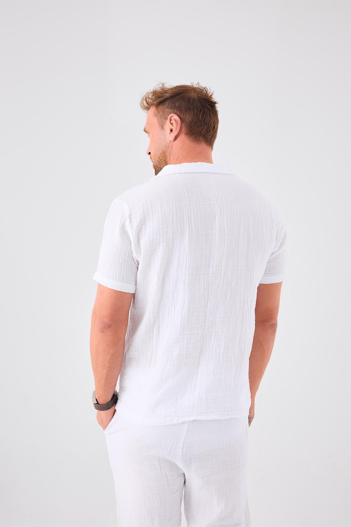 White Muslin Sleeve