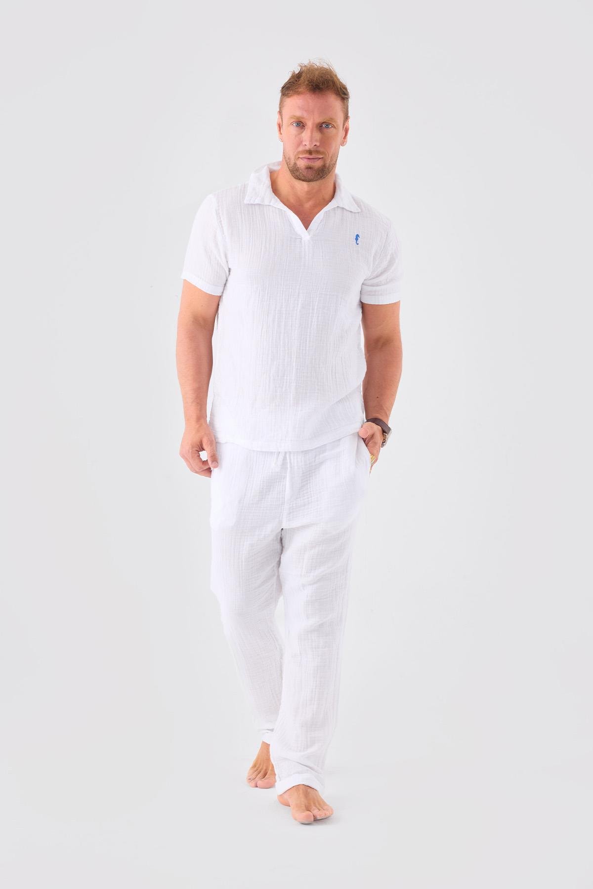 White Muslin Sleeve