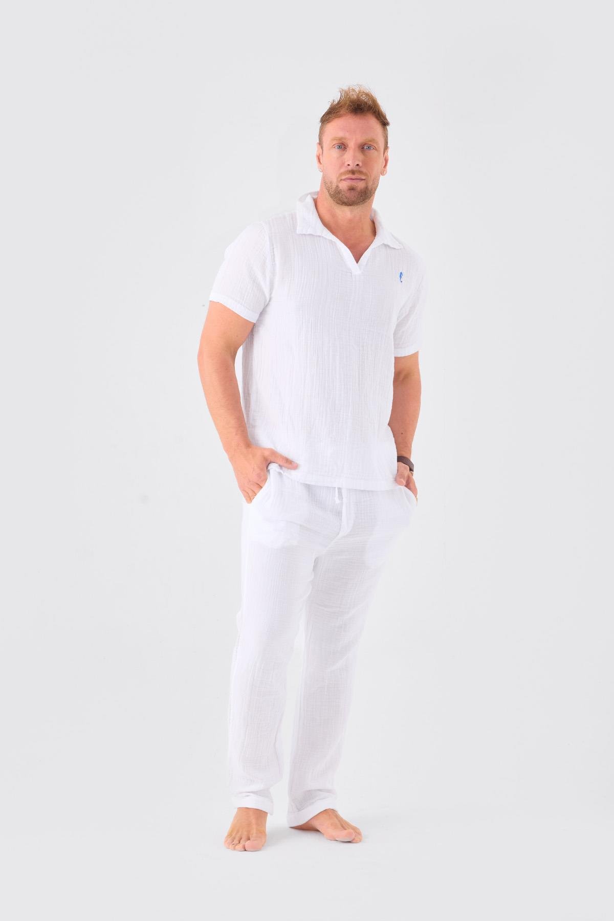 White Muslin Sleeve