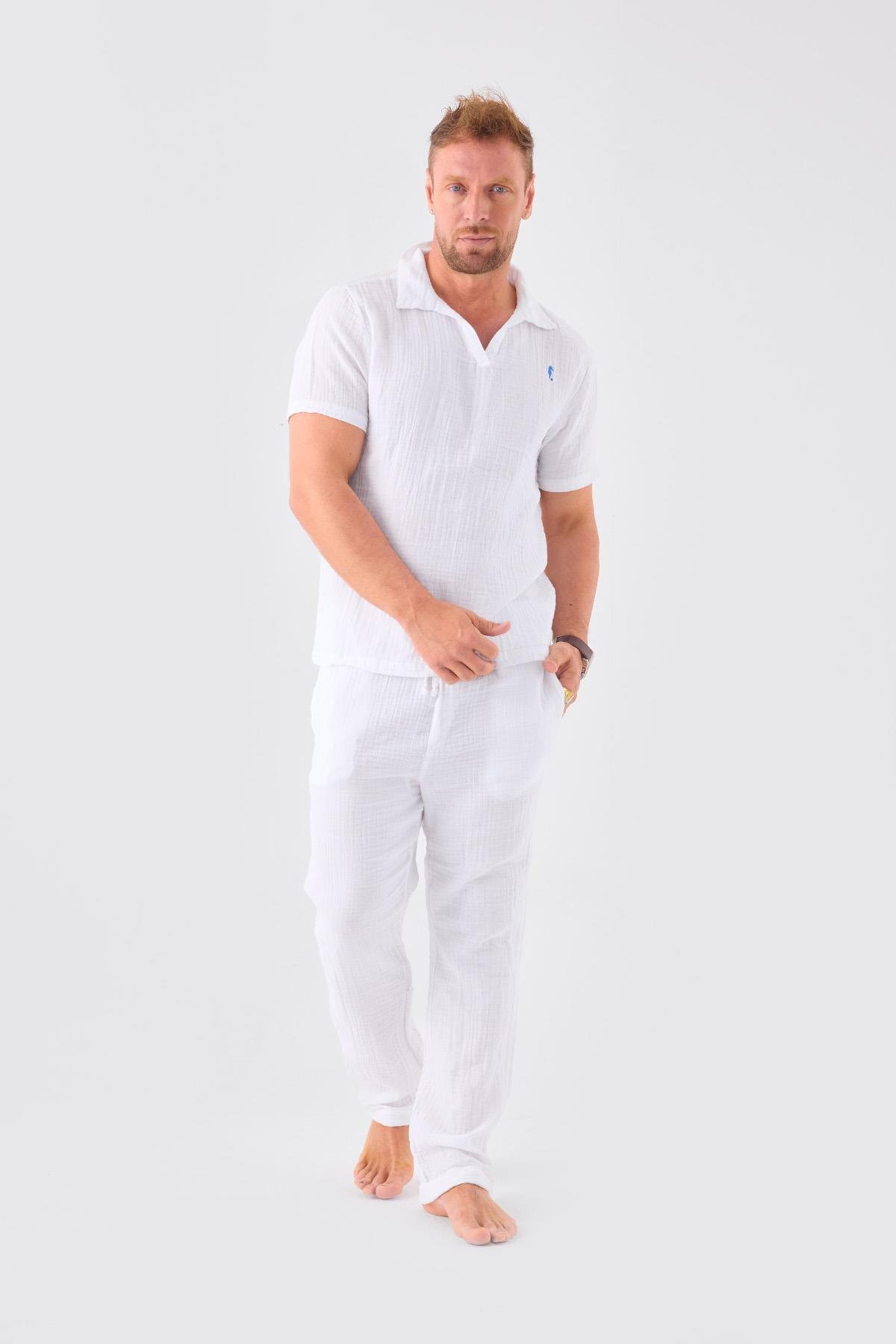 White Muslin Sleeve