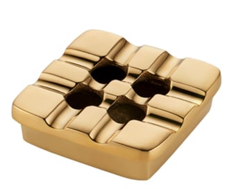 Mat Pirinç Kare Küllük 8 X 8 X 3 cm Ağırlık: 550 gr 