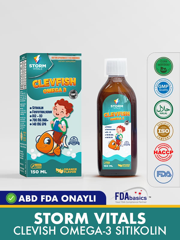 Clevfish Omega3 Sitikolin