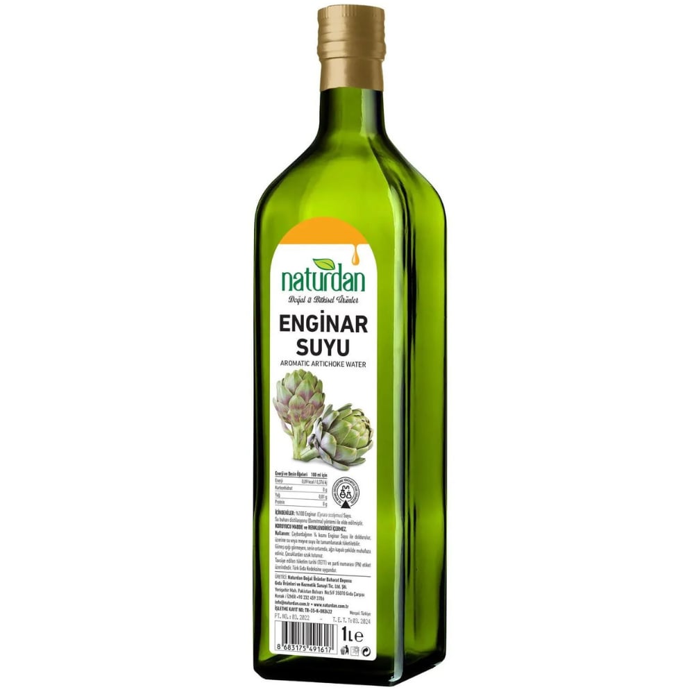 ENGİNAR SUYU 1 lt NATURDAN
