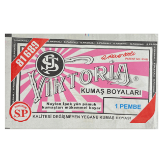 PEMBE KUMAŞ BOYASI 10 g VİKTORİA
