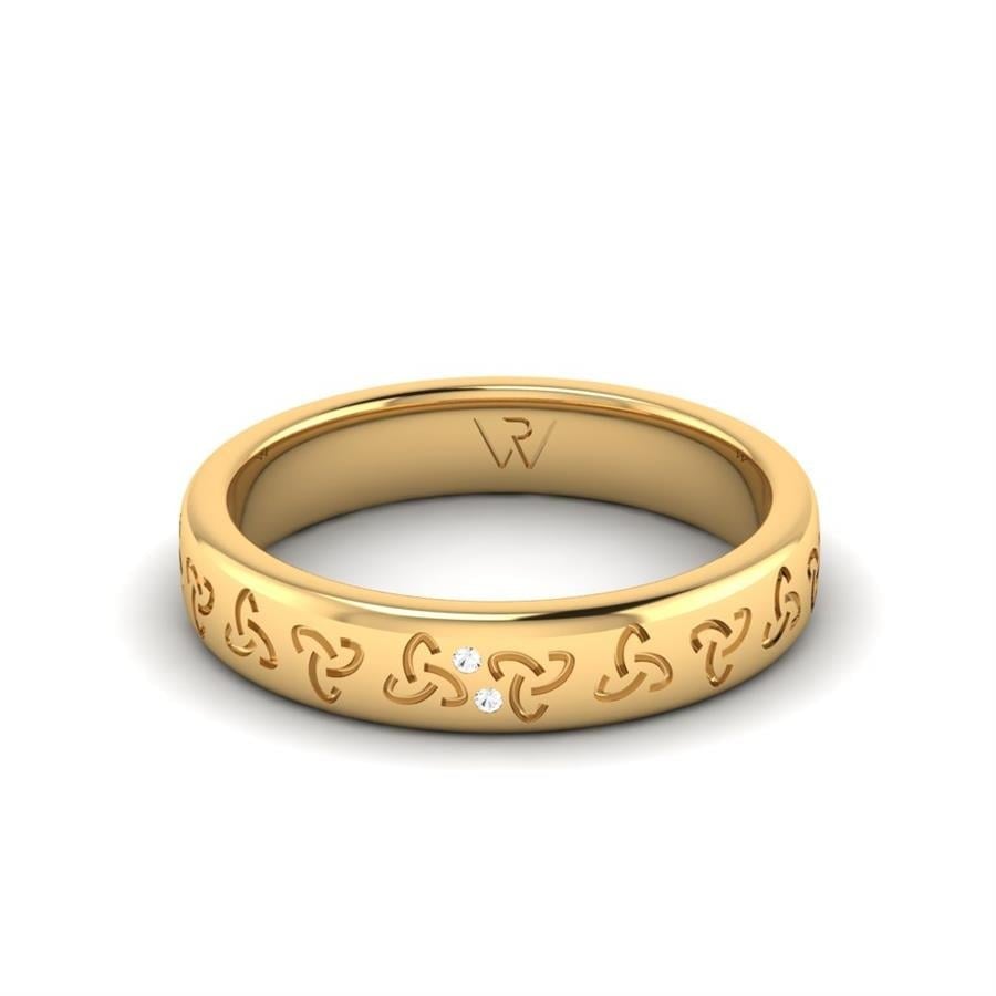 Alliances avec pierres femme Andrea Or Jaune