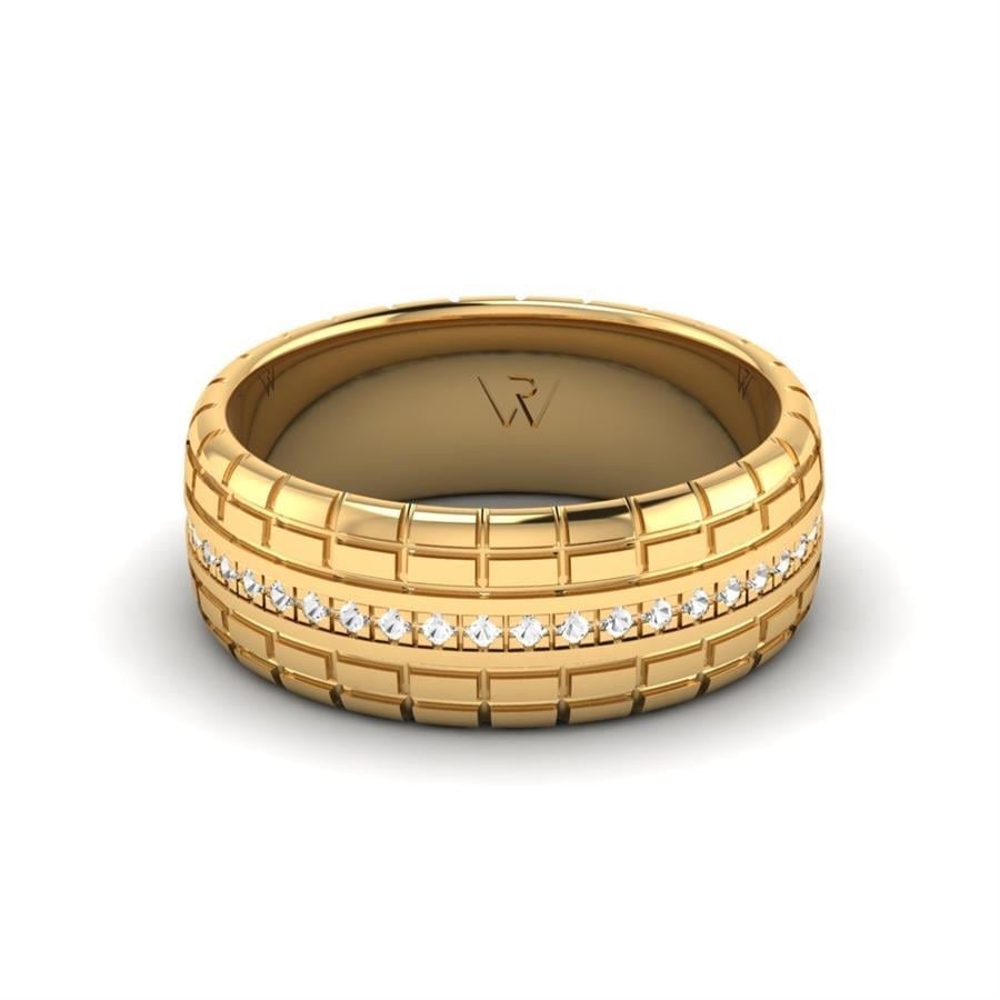 Alliances avec pierres femme Bague Springe Or Jaune