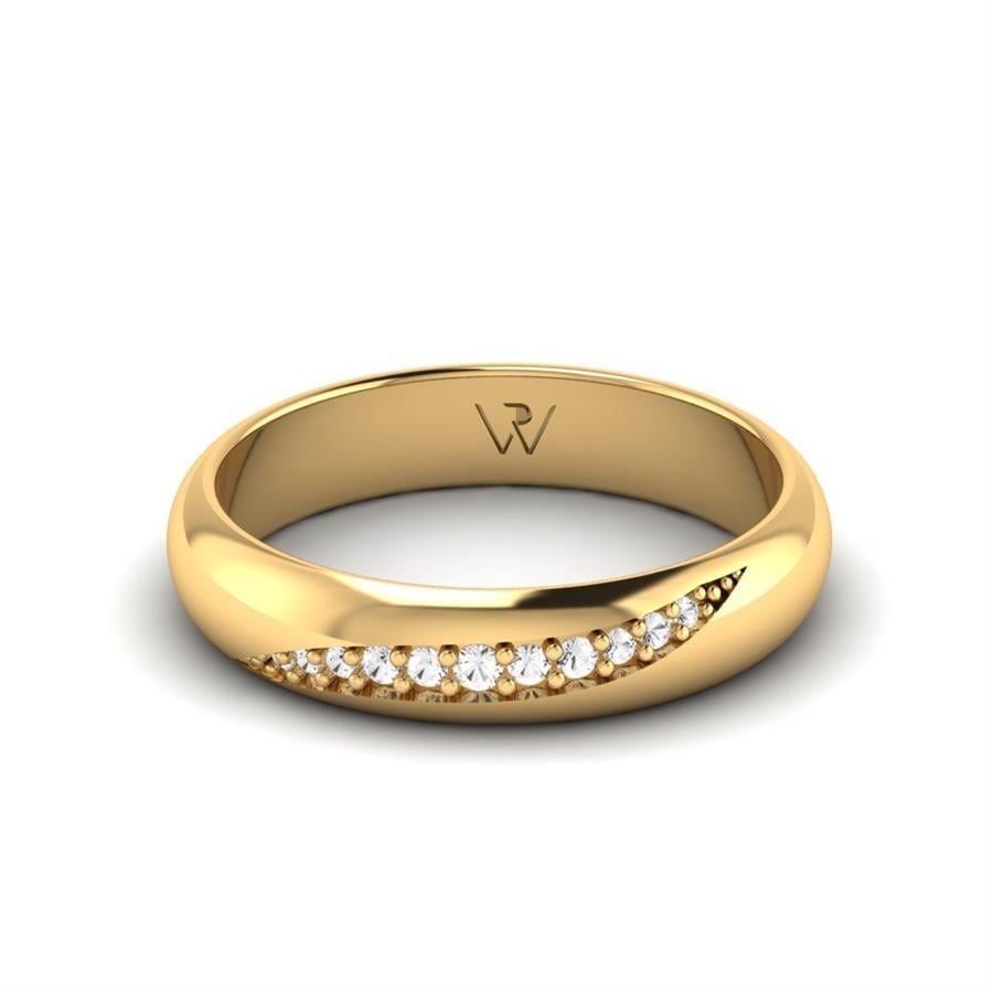 Alliances Avec Pierres Femme Beloved Or Jaune