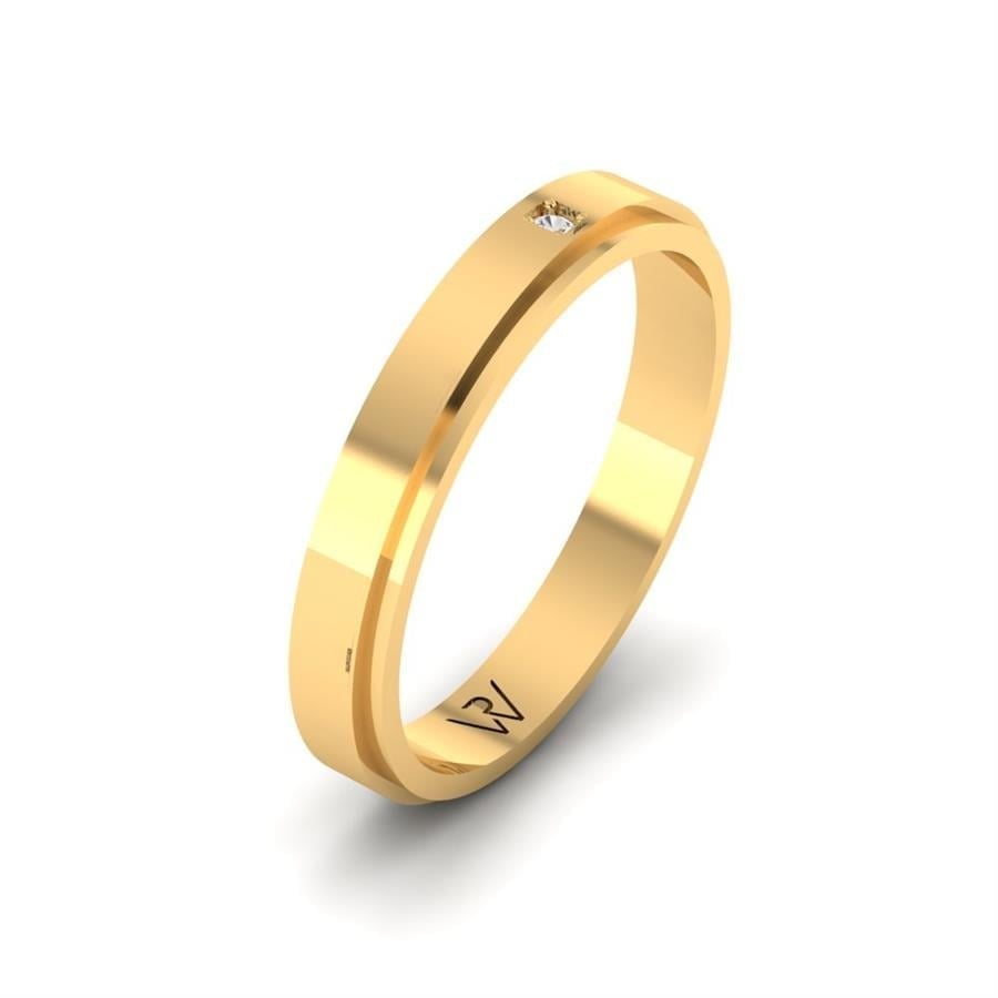 Alliances Avec Pierres Femme Blossomex Or Jaune
