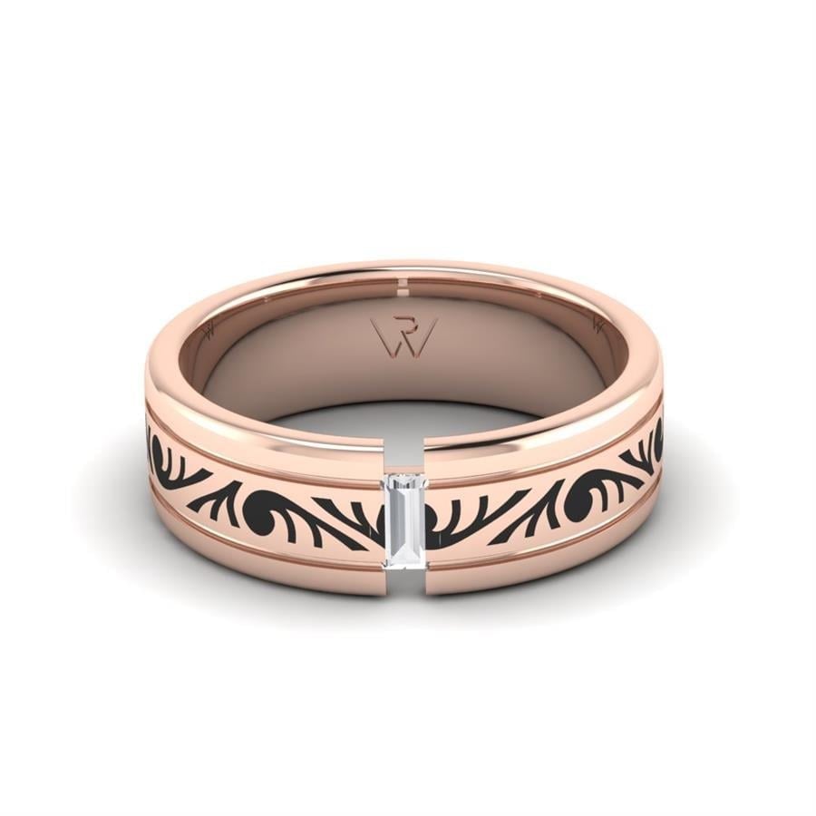 Alliances avec pierres femme C Momy Or Rose