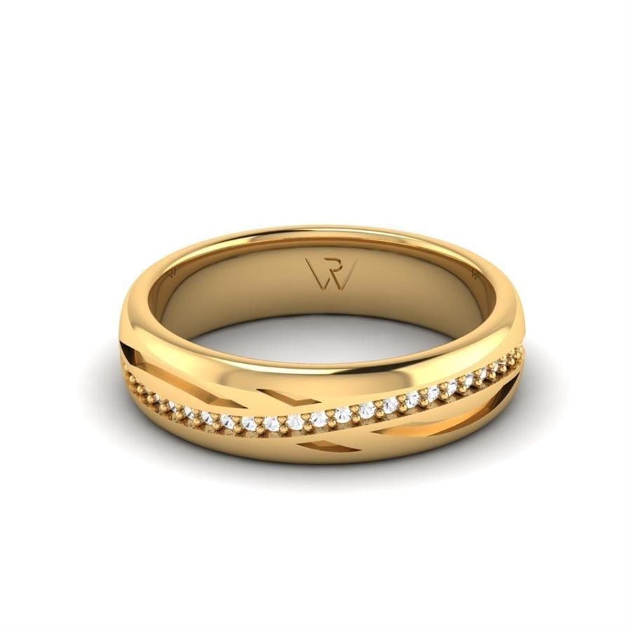 Alliances avec pierres femme Calia Or Jaune