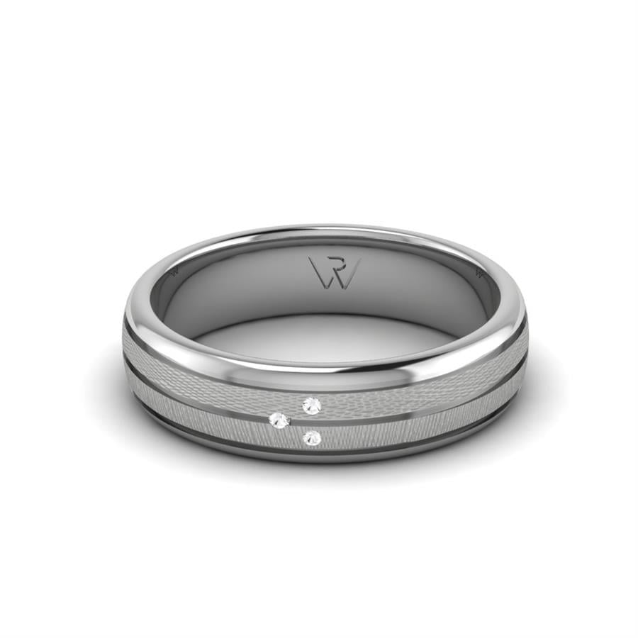 Alliances avec pierres femme Celtic Sign Or Blanc