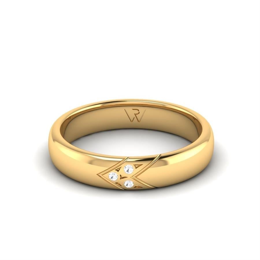 Alliances avec pierres femme Charming Diamond Or Jaune