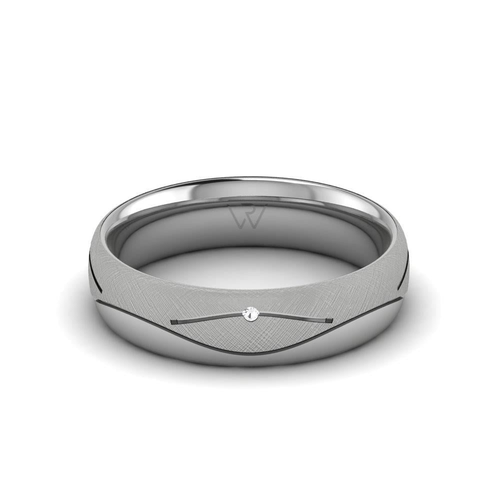 Alliances avec pierres femme Devotio Or Blanc Oxyde de Zirconium