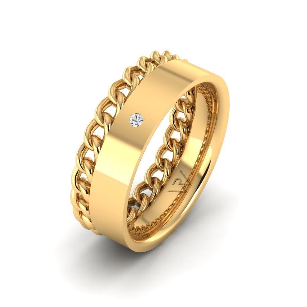 Alliances avec pierres femme Devotiondazzle Or Jaune Oxyde de Zirconium