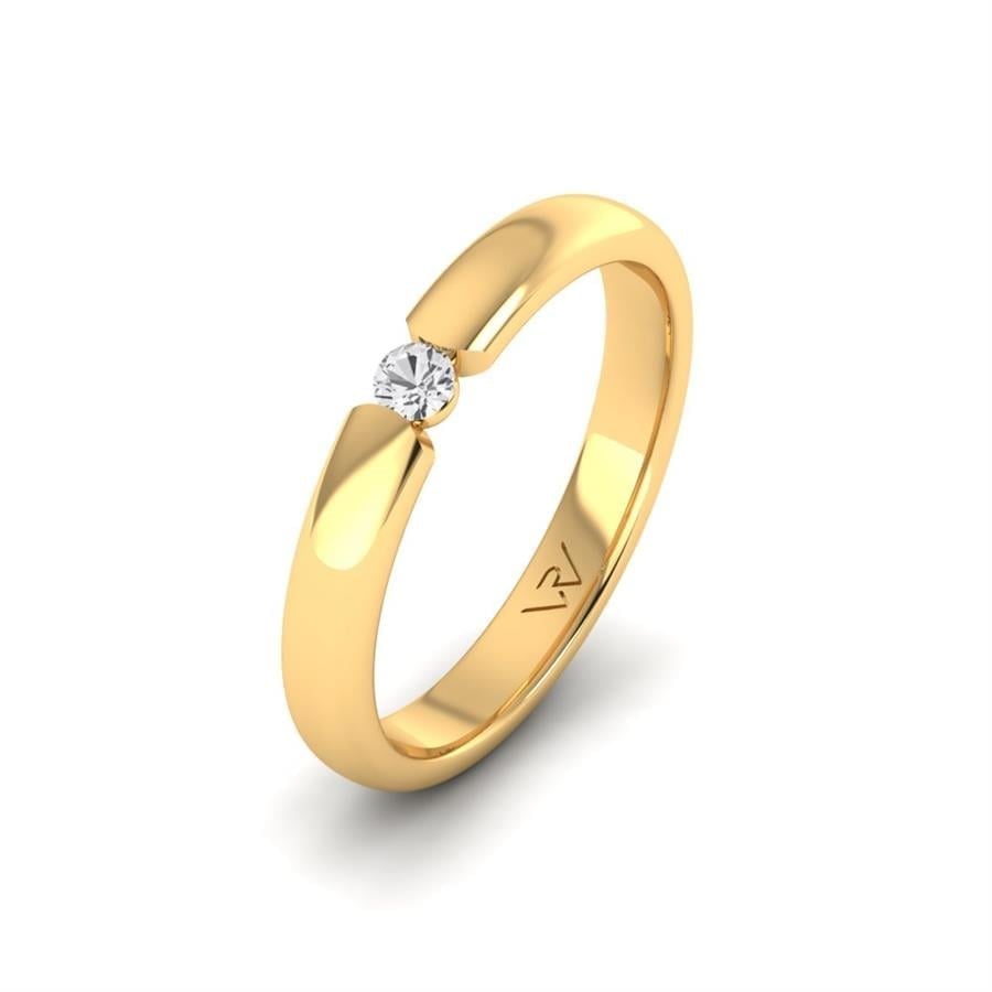 Alliances avec pierres femme Endless Love Or Jaune