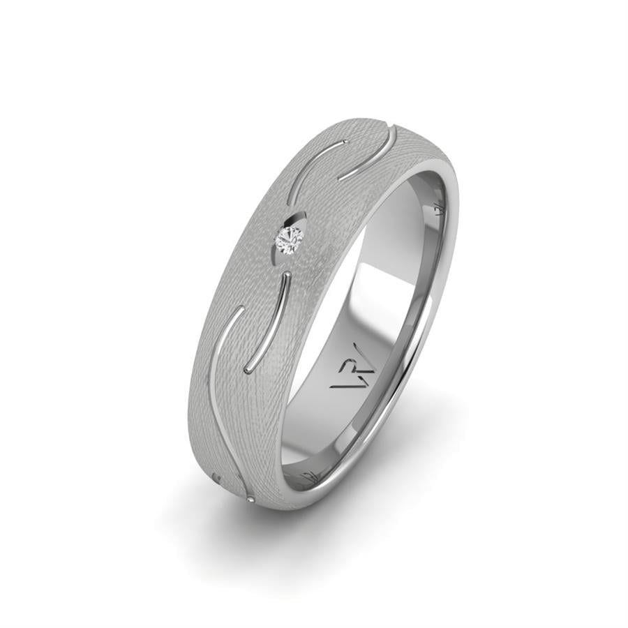Alliances avec pierres femme Fire Or Blanc