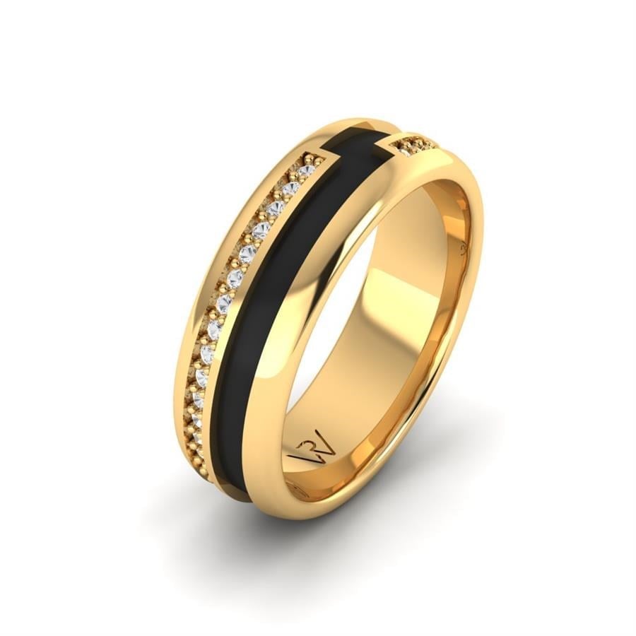 Alliances avec pierres femme Heavenly Dream Or Jaune