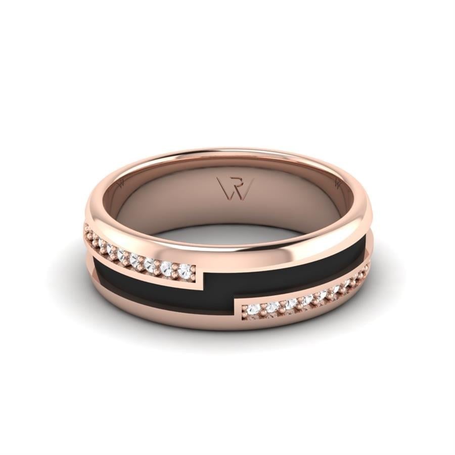 Alliances avec pierres femme Heavenly Dream Or Rose