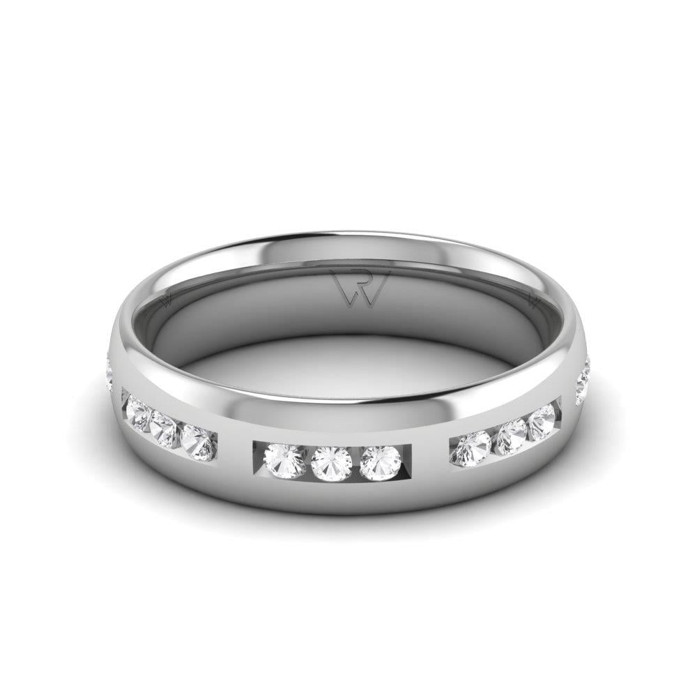 Alliances avec pierres femme InfiniteBliss Or Blanc Oxyde de Zirconium