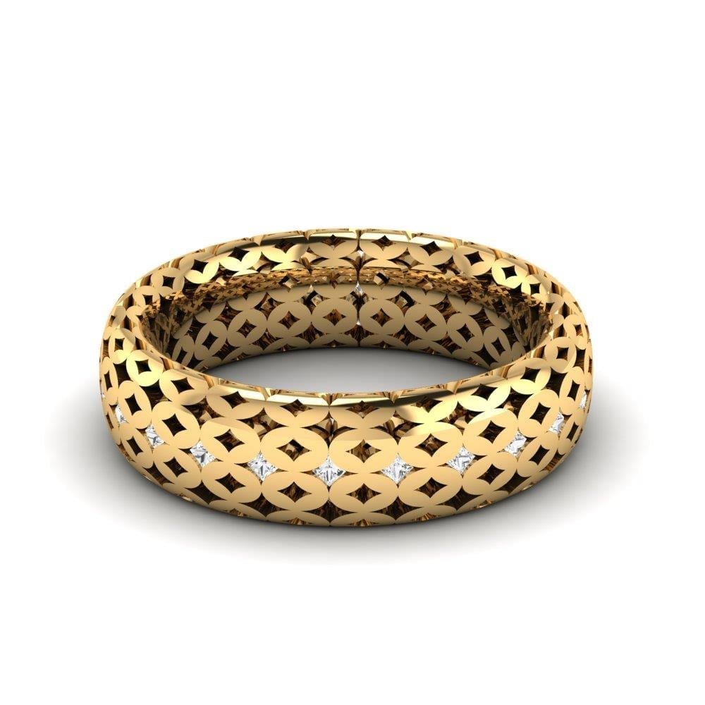 Alliances avec pierres femme Joy Grove Or Jaune Oxyde de Zirconium
