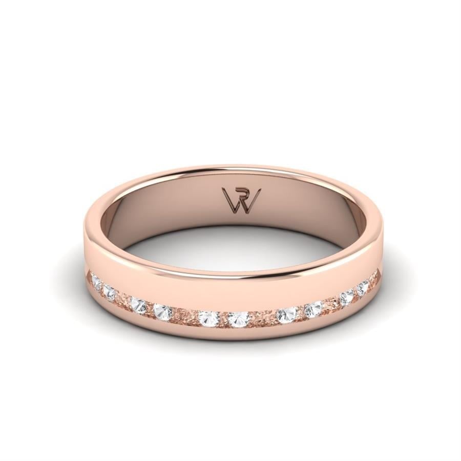 Alliances Avec Pierres Femme Jubilant Or Rose