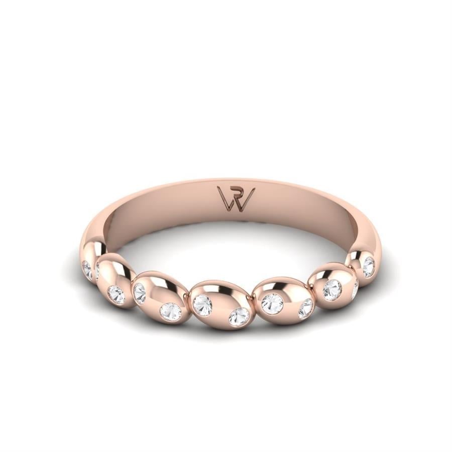 Alliances Avec Pierres Femme Lovestruck Or Rose