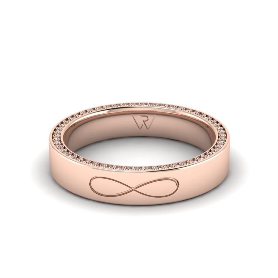 Alliances avec pierres femme Noble Paradise Or Rose