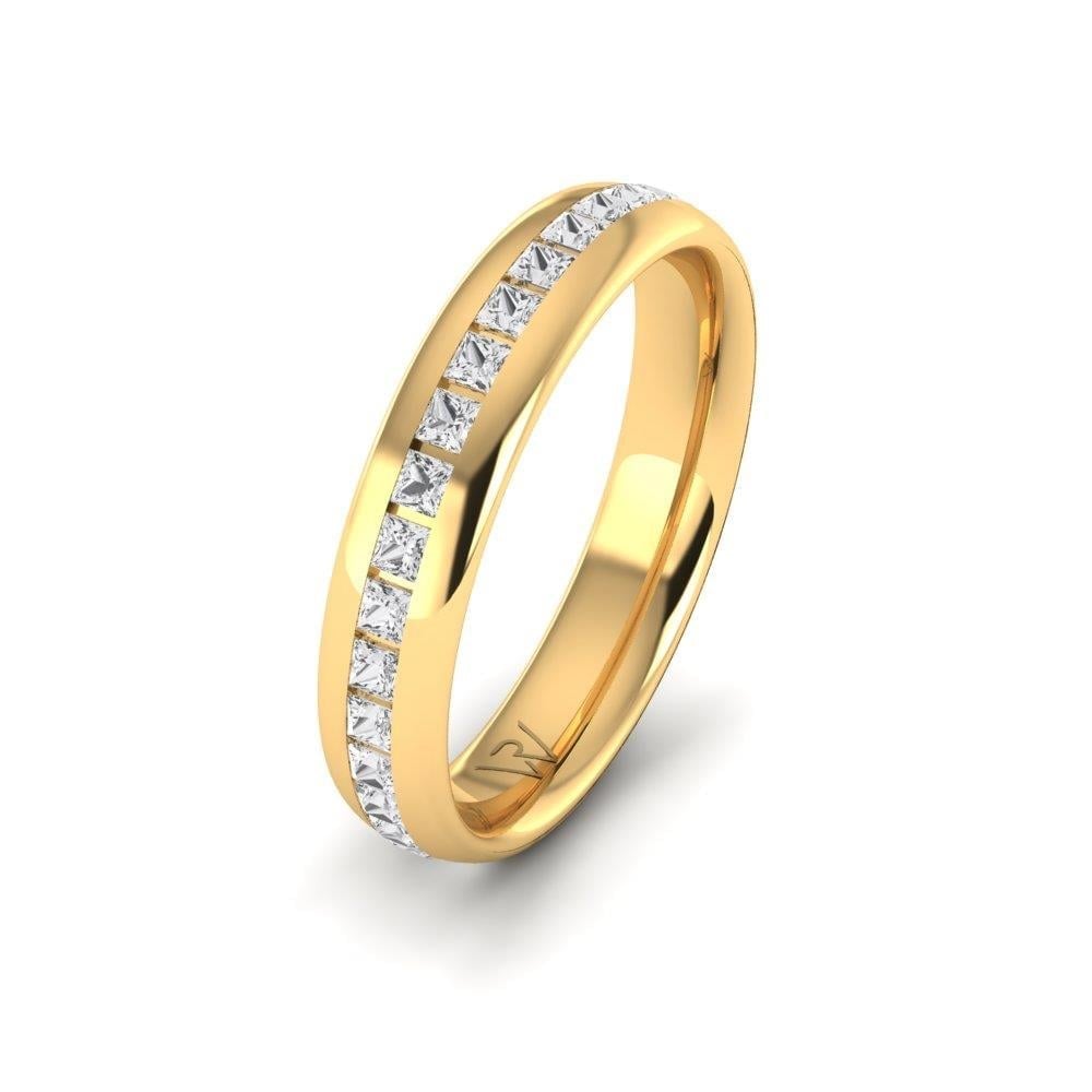 Alliances avec pierres femme PassionBond Or Jaune Oxyde de Zirconium