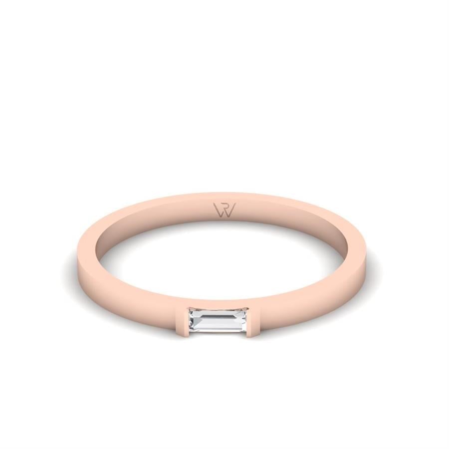 Alliances Avec Pierres Femme Petanzi Or Rose