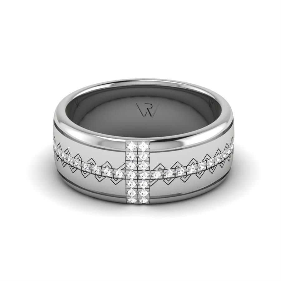 Alliances Avec Pierres Femme Rosalix Or Blanc