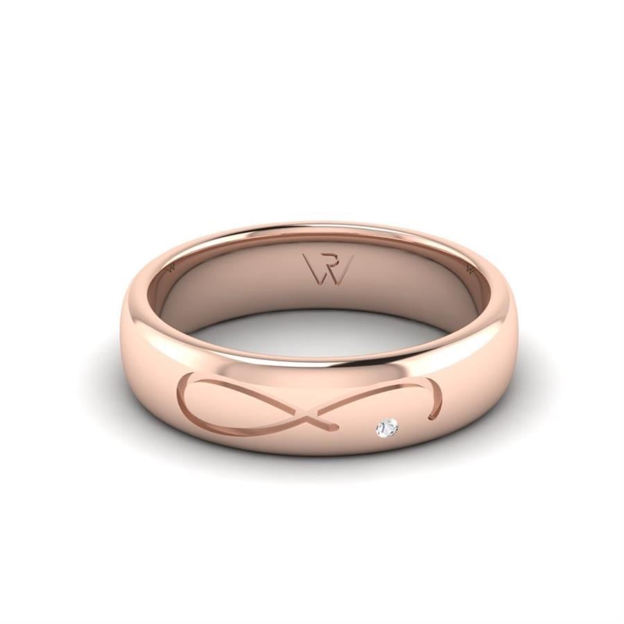 Alliances avec pierres femme Smart Glaze Or Rose