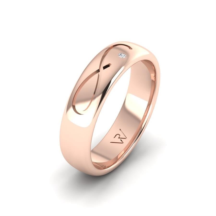 Alliances avec pierres femme Smart Glaze Or Rose