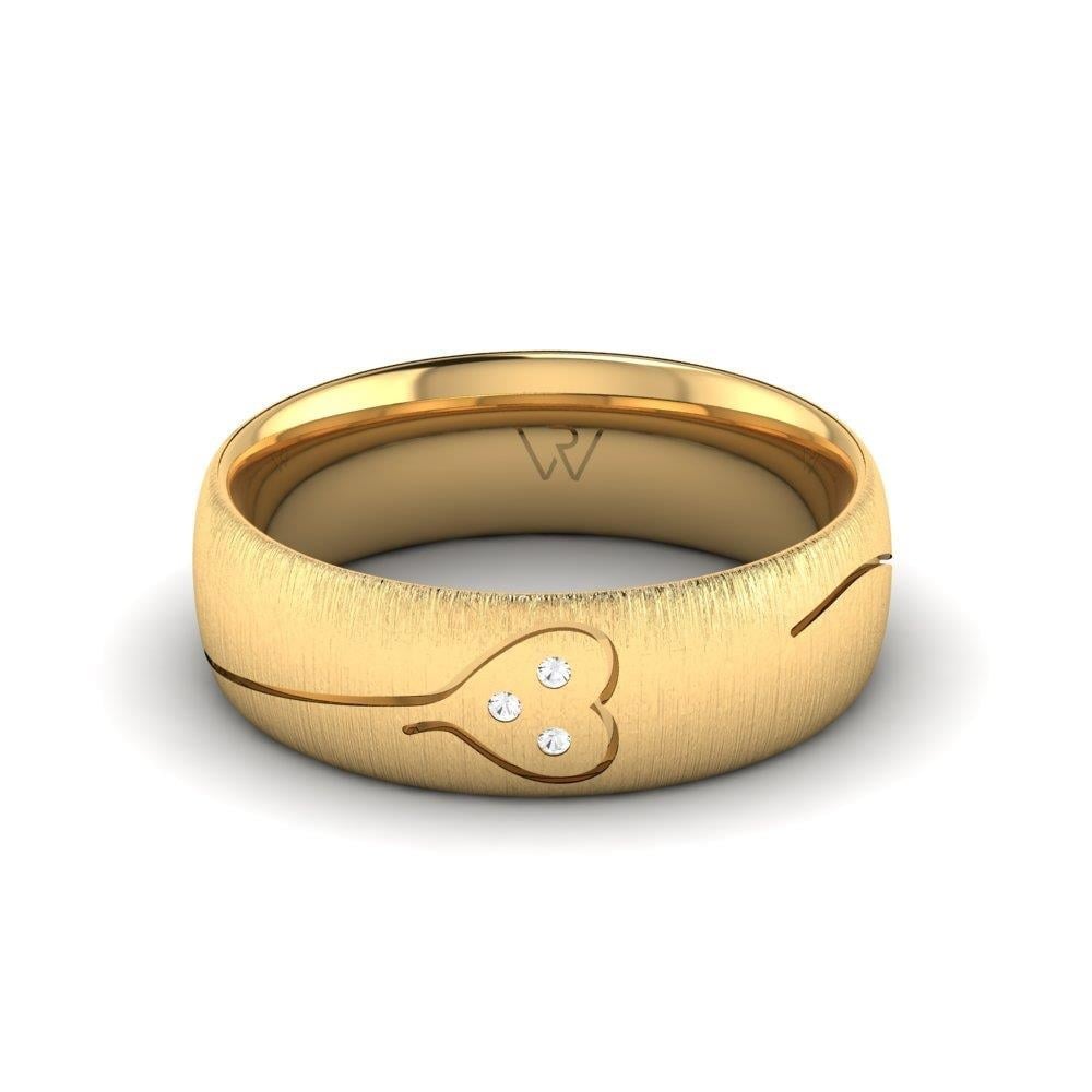 Alliances avec pierres femme UnityTwinkle Or Jaune Oxyde de Zirconium