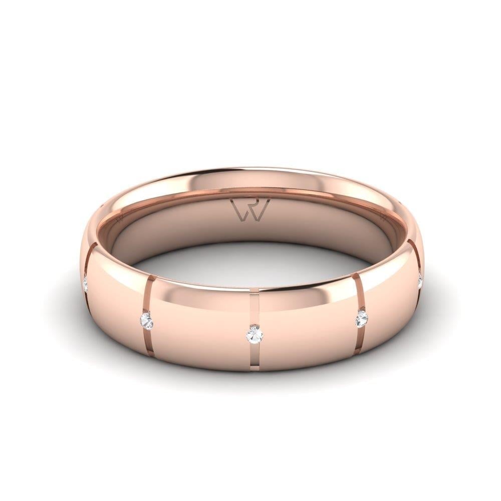 Alliances avec pierres SacredRings Or Rose Oxyde de Zirconium