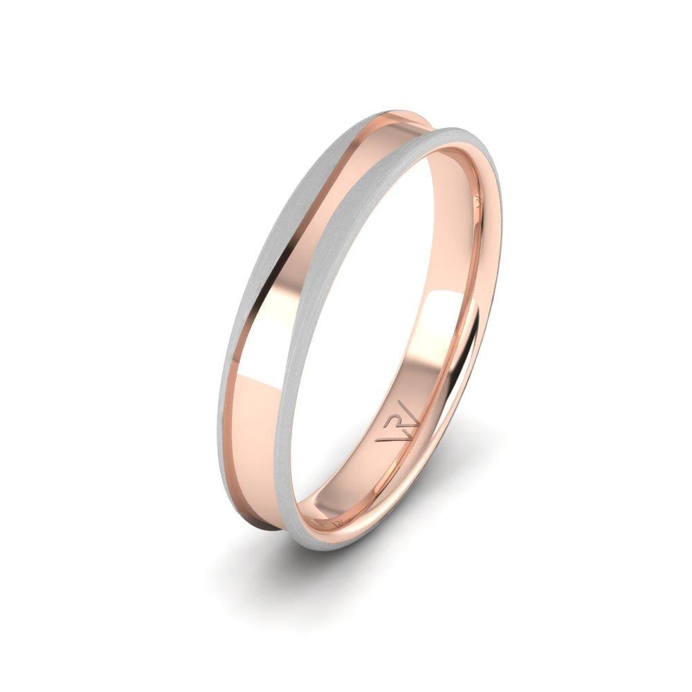 Alliances avec pierres Shimmerix Or Rose et Blanc Oxyde de Zirconium