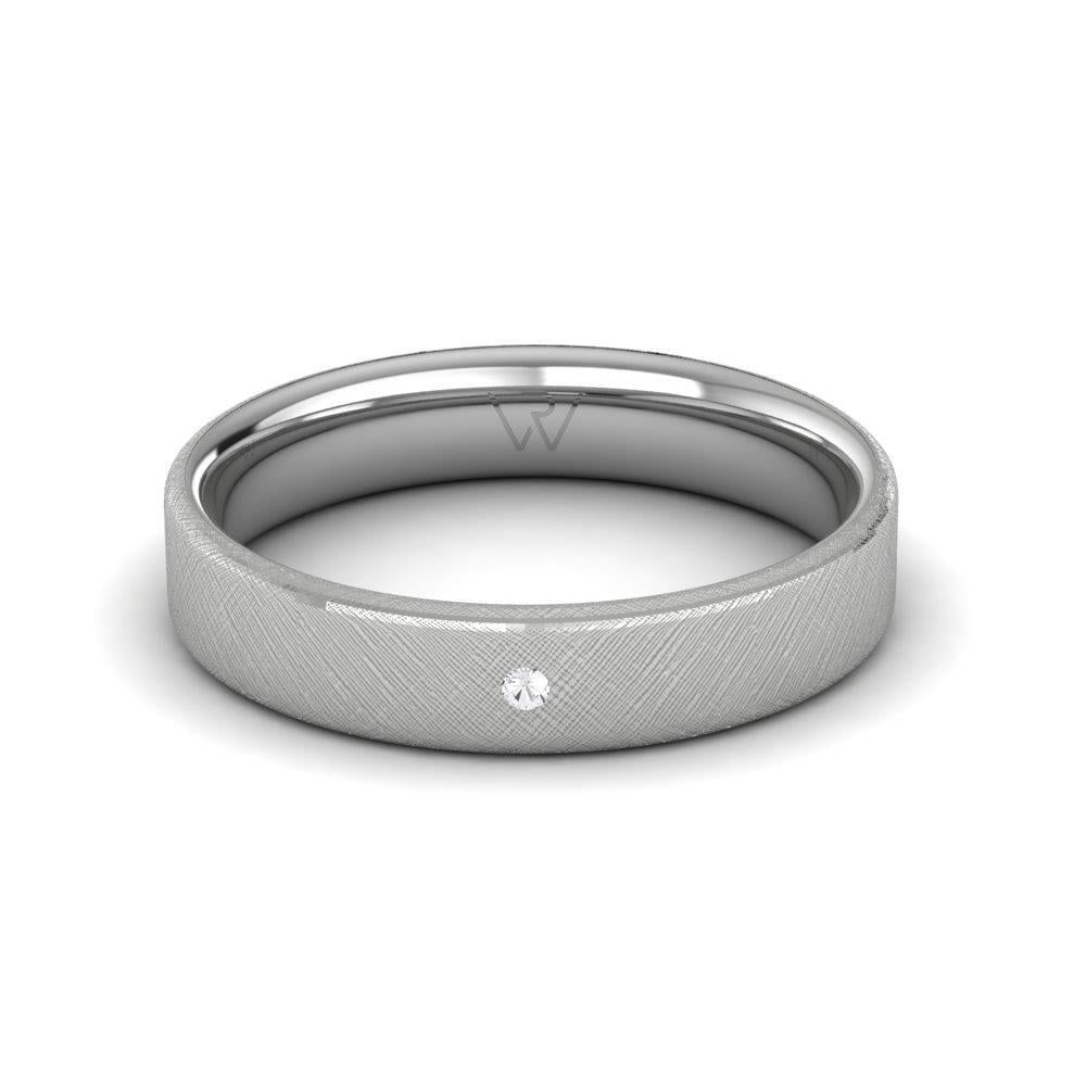 Alliances avec pierres Symphonyspark Or Blanc Oxyde de Zirconium