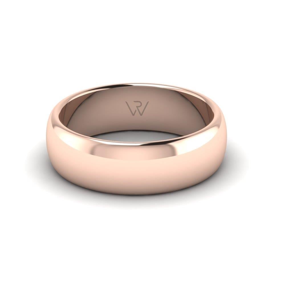 Alliances classiques femme Fusionnel Or Rose