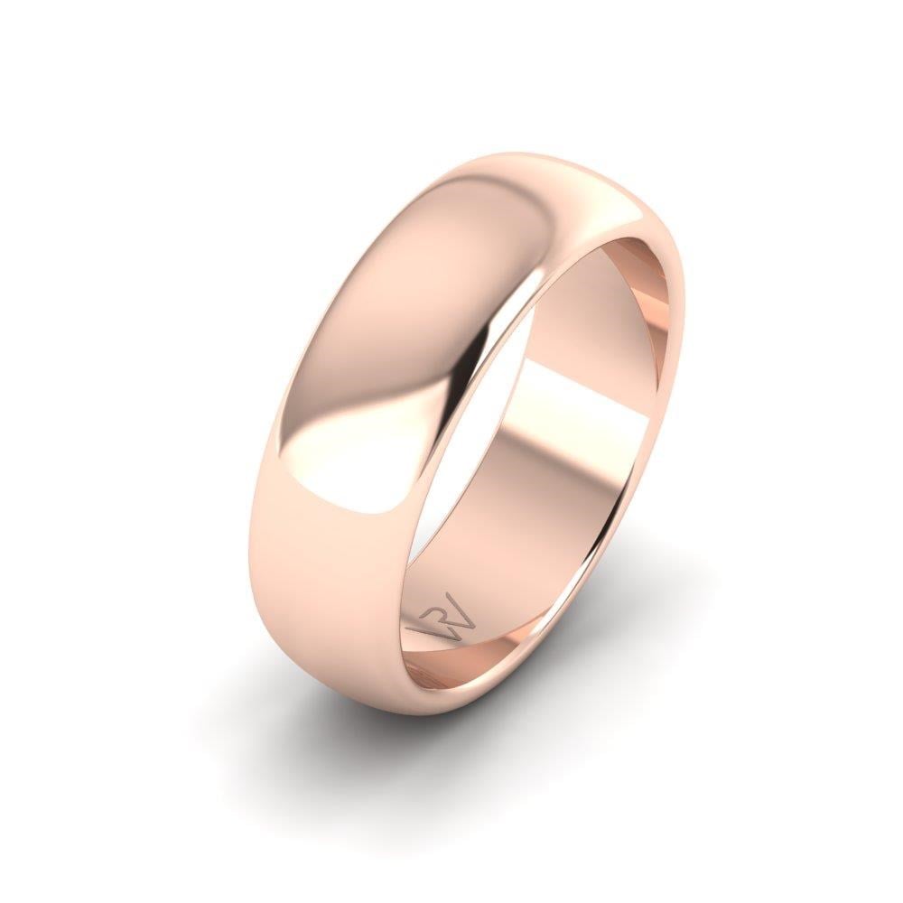 Alliances classiques femme Fusionnel Or Rose